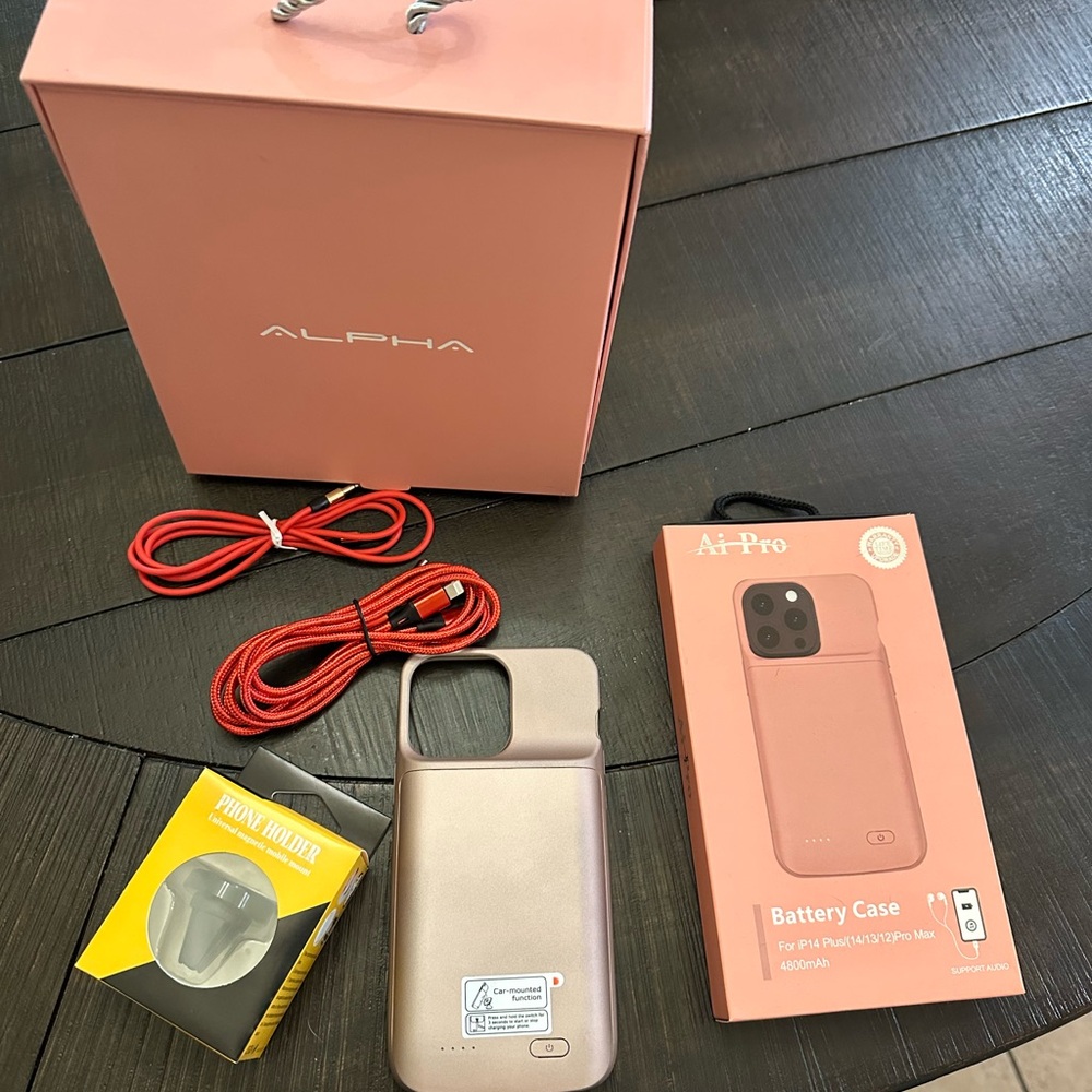 Ai-Pro Battery Case - Rose Gold